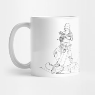 Knighthood as Conquest - light Mug